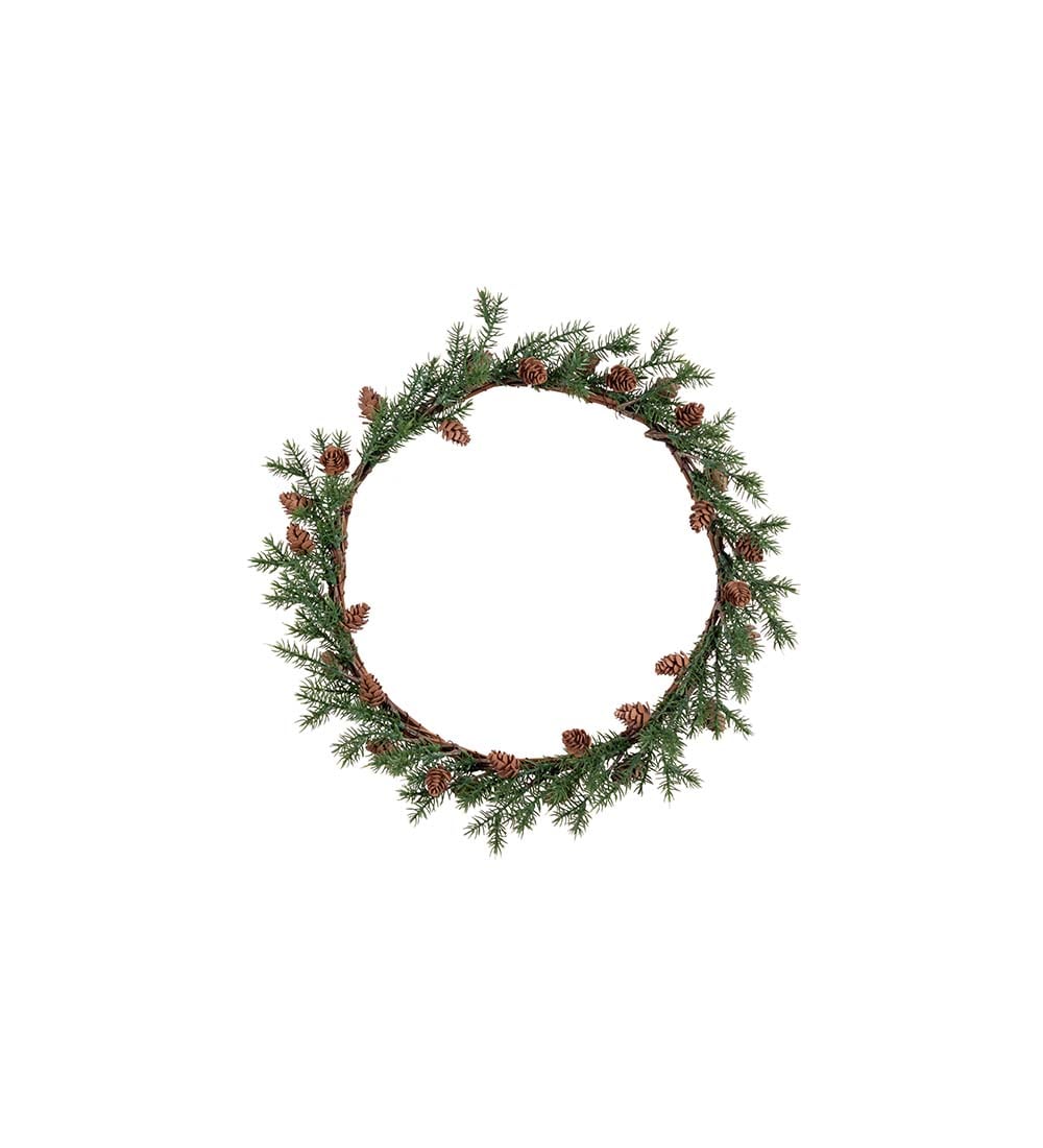 Grankrans med kottar