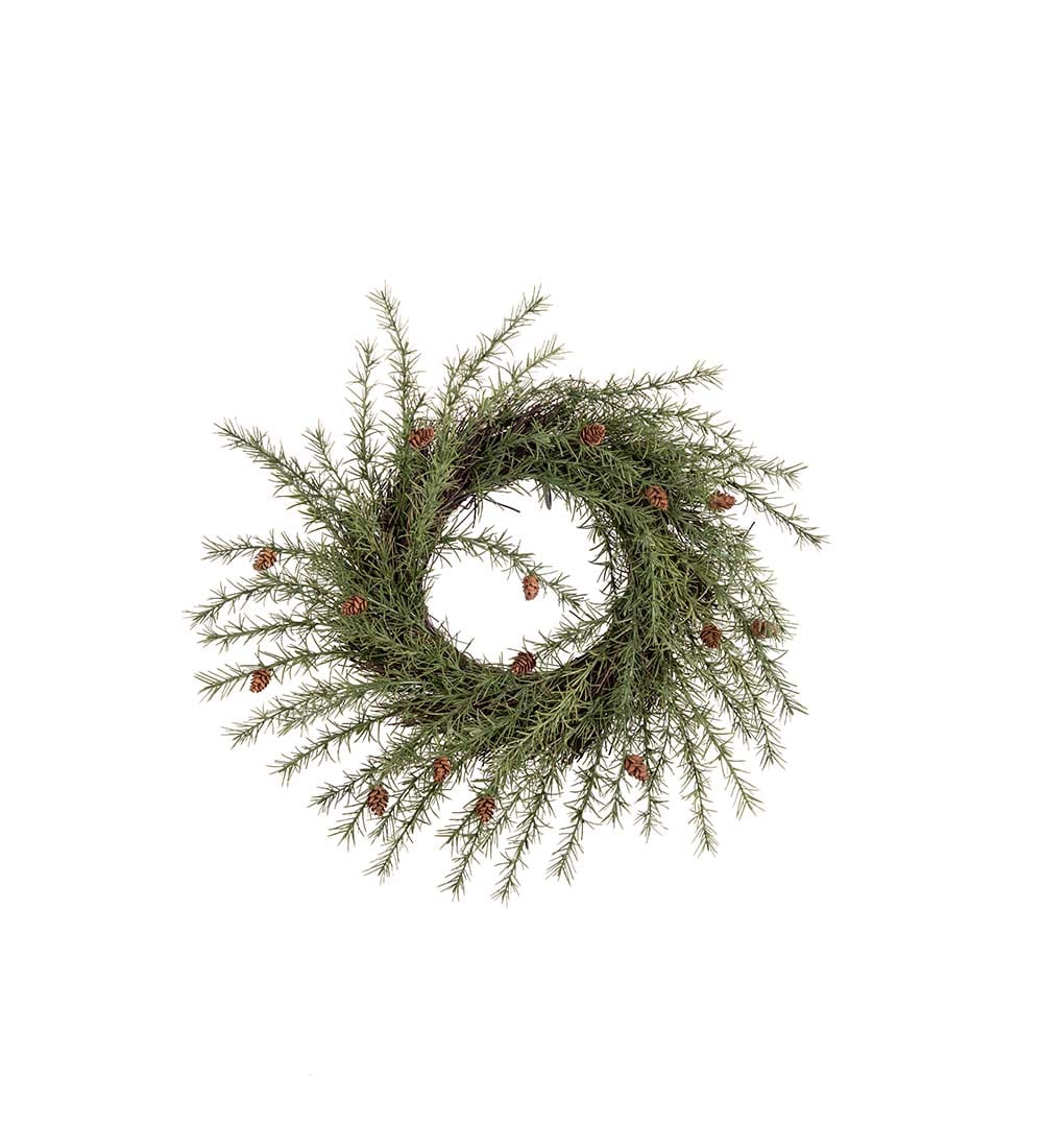 Grankrans med kottar