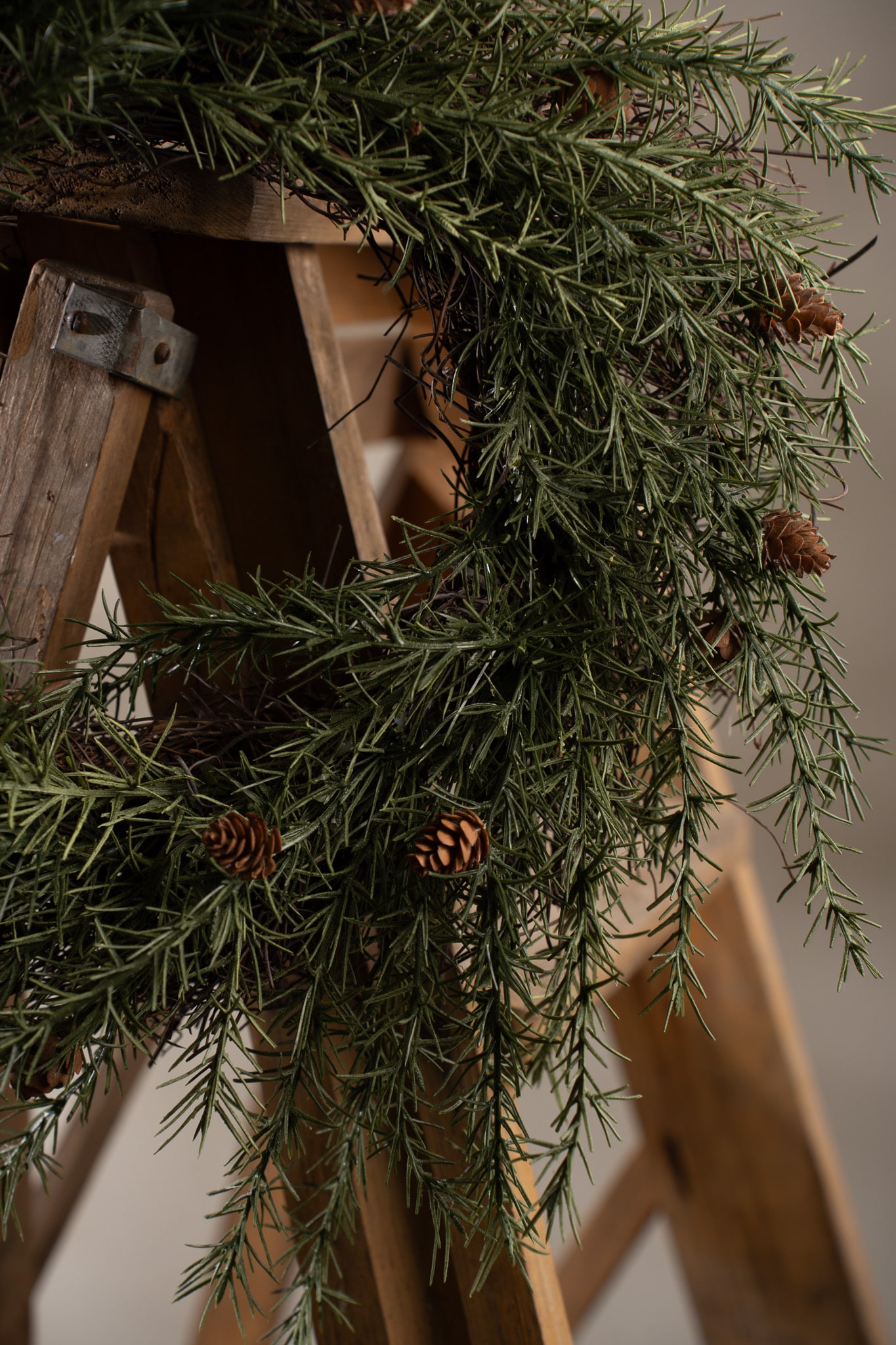 Grankrans med kottar