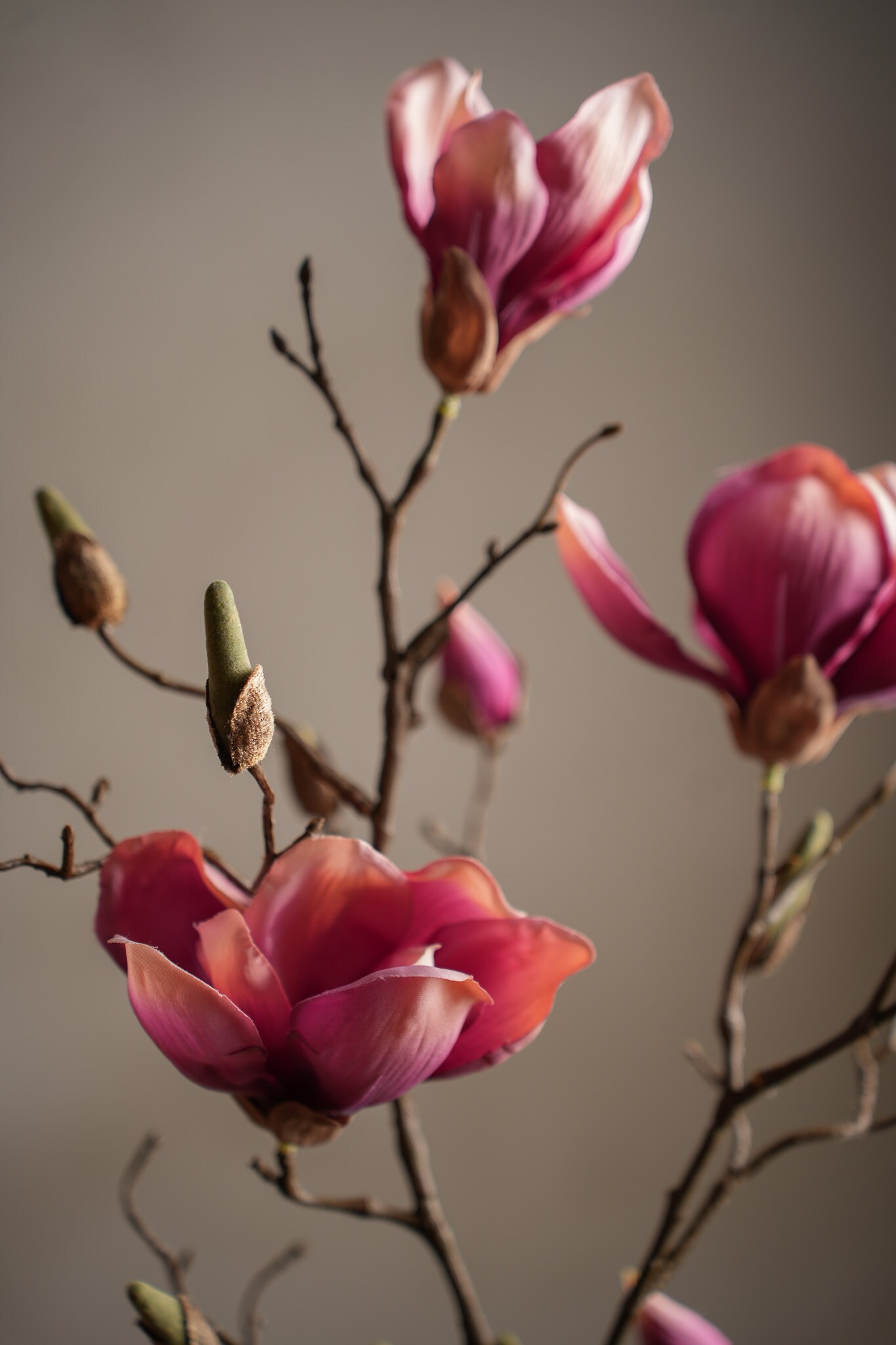 Konstgjord lila Magnolia 88cm