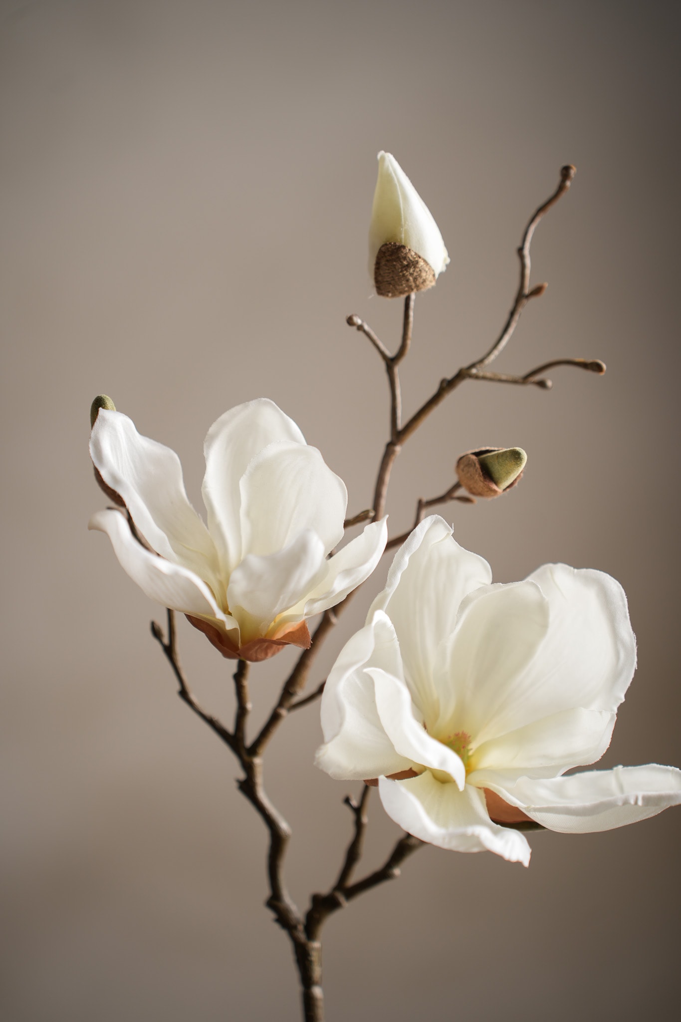 Konstgjord cremefärgad Magnolia 45 cm