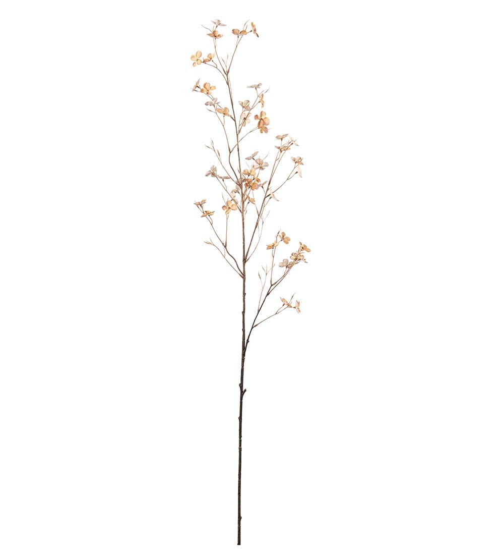 Konstgjord persikofärgad Hortensia 110 cm