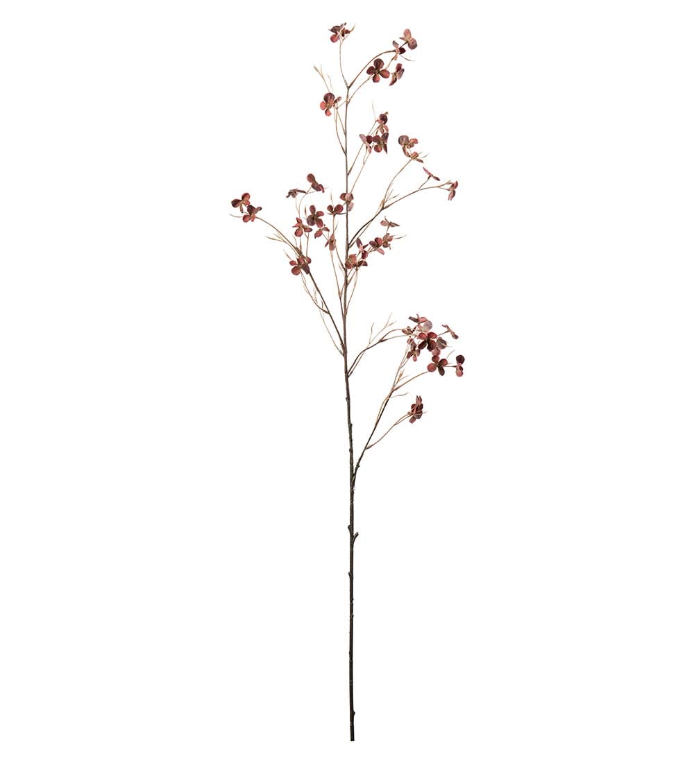 Konstgjord burgundy Hortensia 110cm