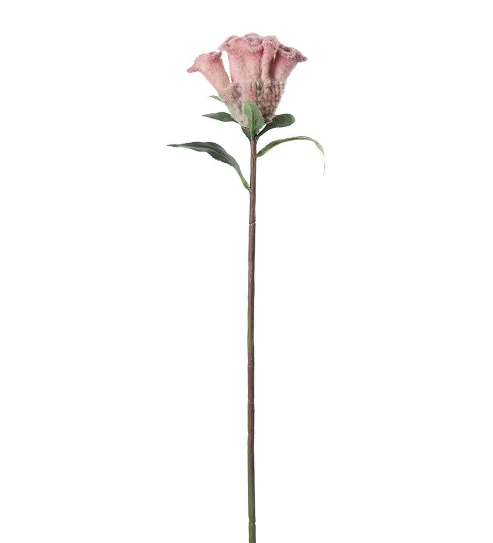 Konstgjord rosa Celosia 67cm
