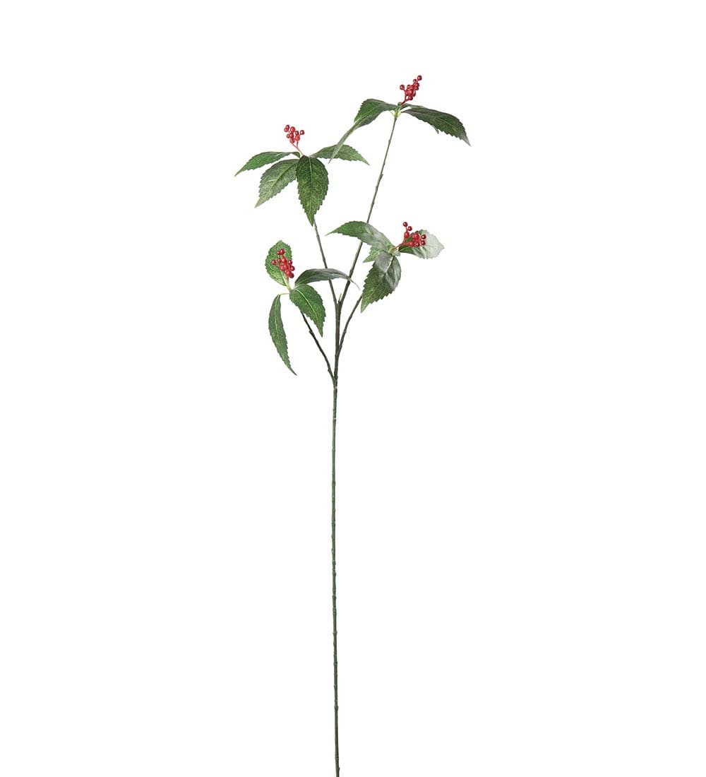 Konstgjord röd Bärkvist 80cm