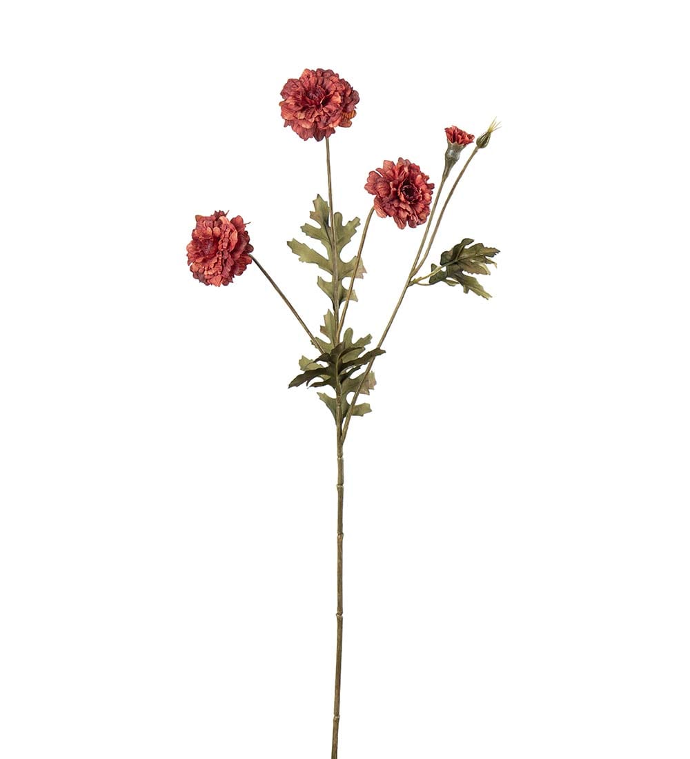 Konstgjord röd Tagetes 55cm