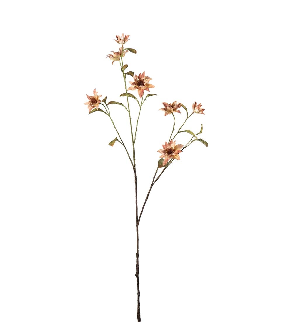 Konstgjord orange Clematis 93cm