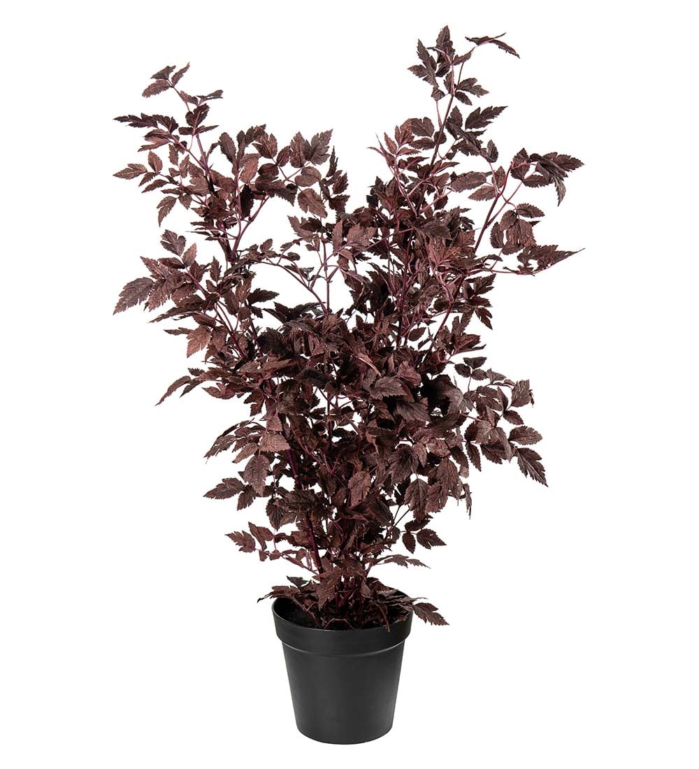 Konstgjord burgundy Silverax 100cm