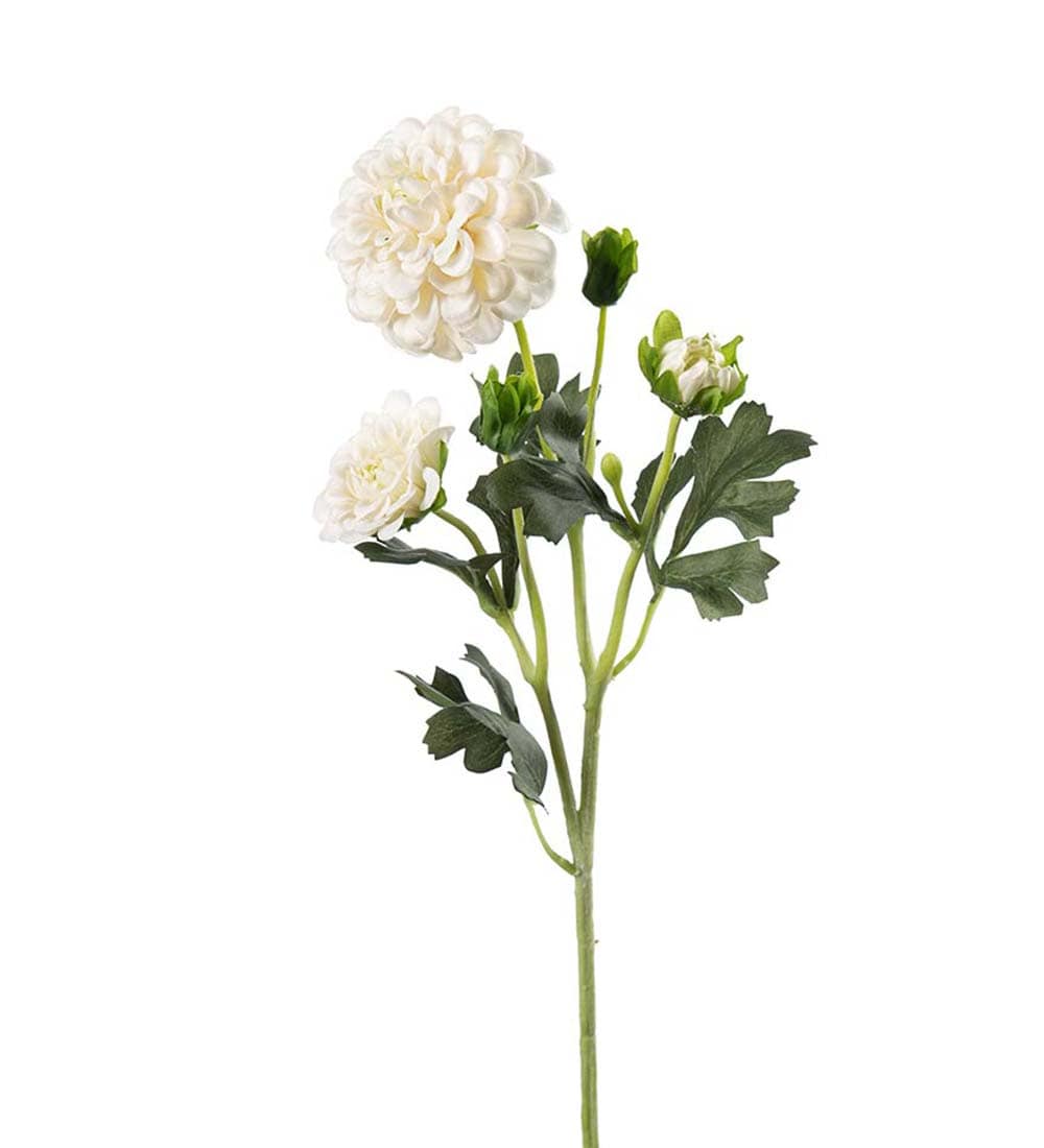 Konstgjord cream Chrysanthemum 52cm
