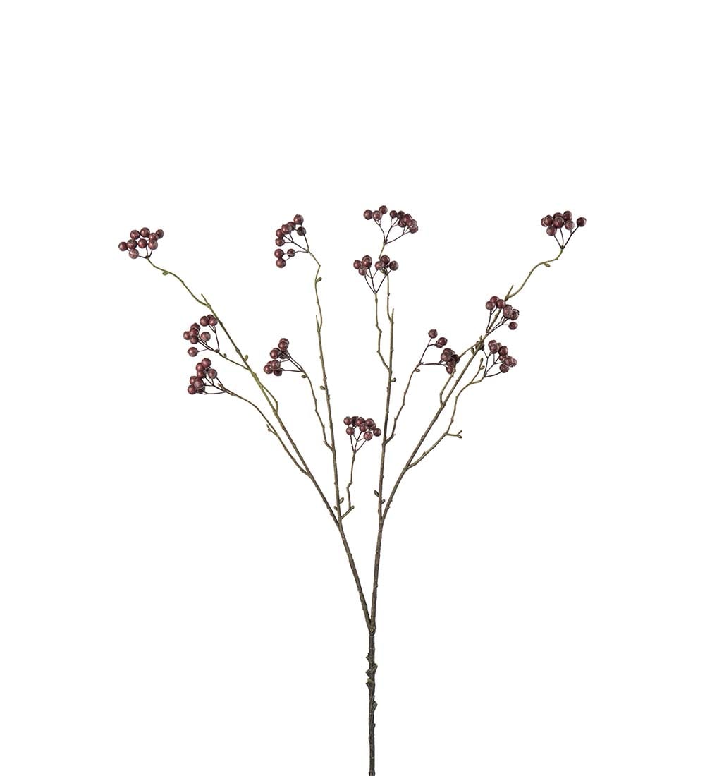 Konstgjord burgundy Bärkvist 100cm
