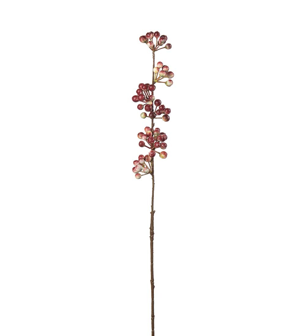 Konstgjord röd Bärkvist 42cm