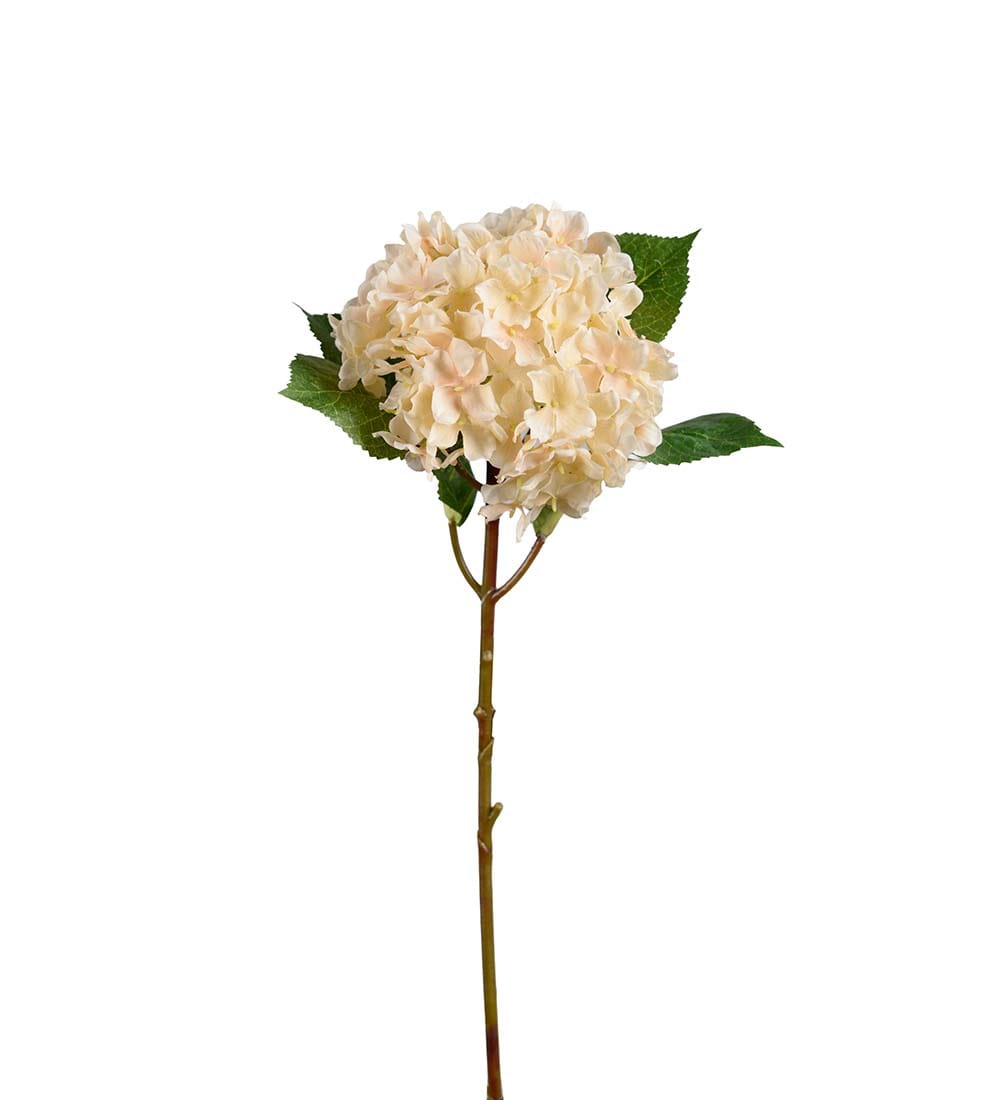 Konstgjord cremefärgad Hortensia 40 cm