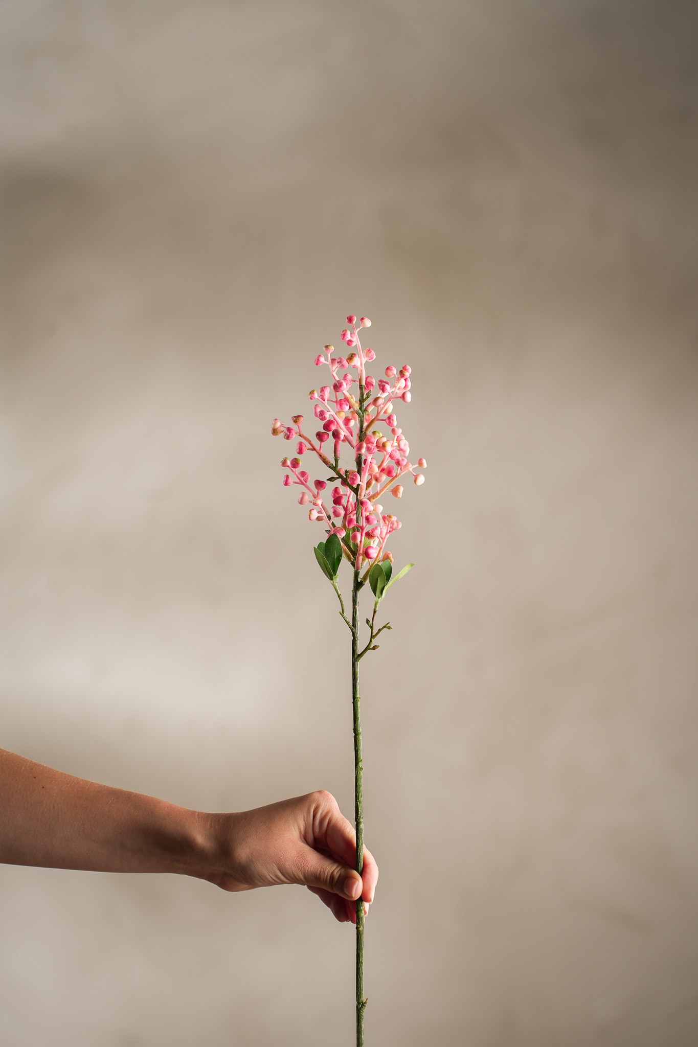 Konstgjord rosa Bärkvist 54cm