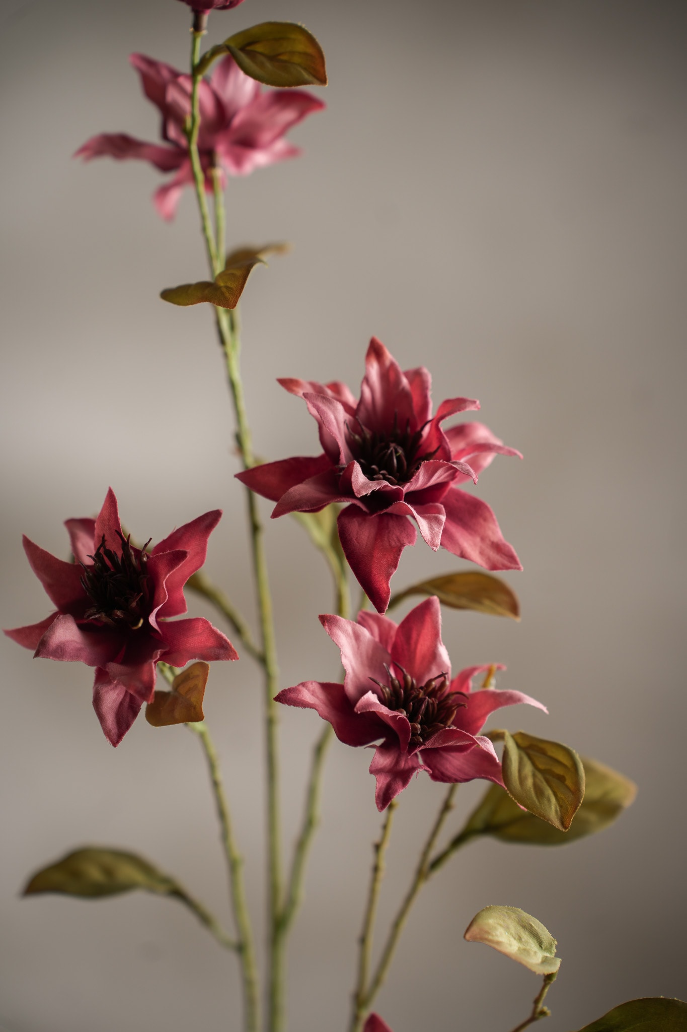 Konstgjord rosa Clematis 93cm