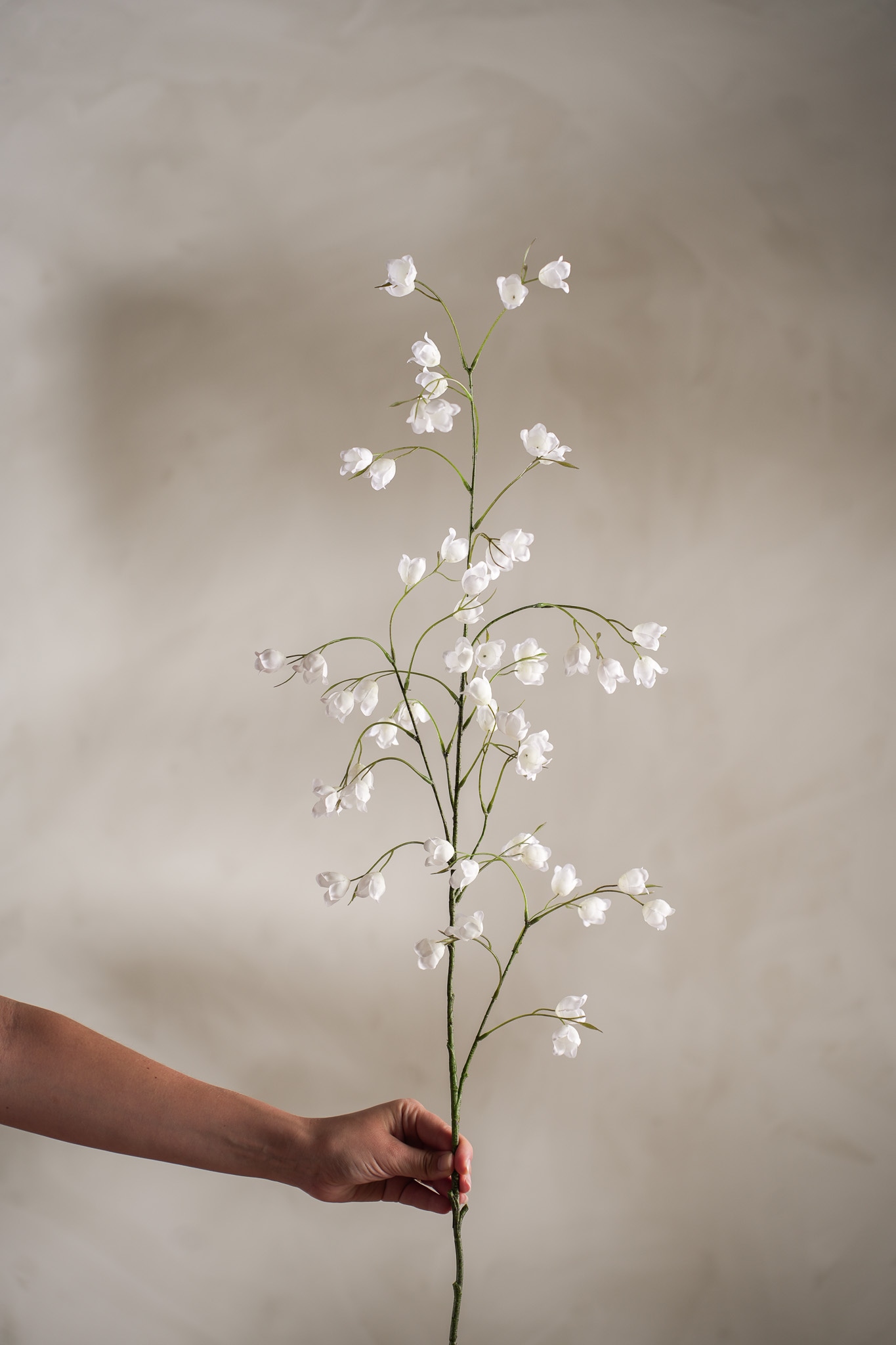 Konstgjord vit Blomkvist 110cm