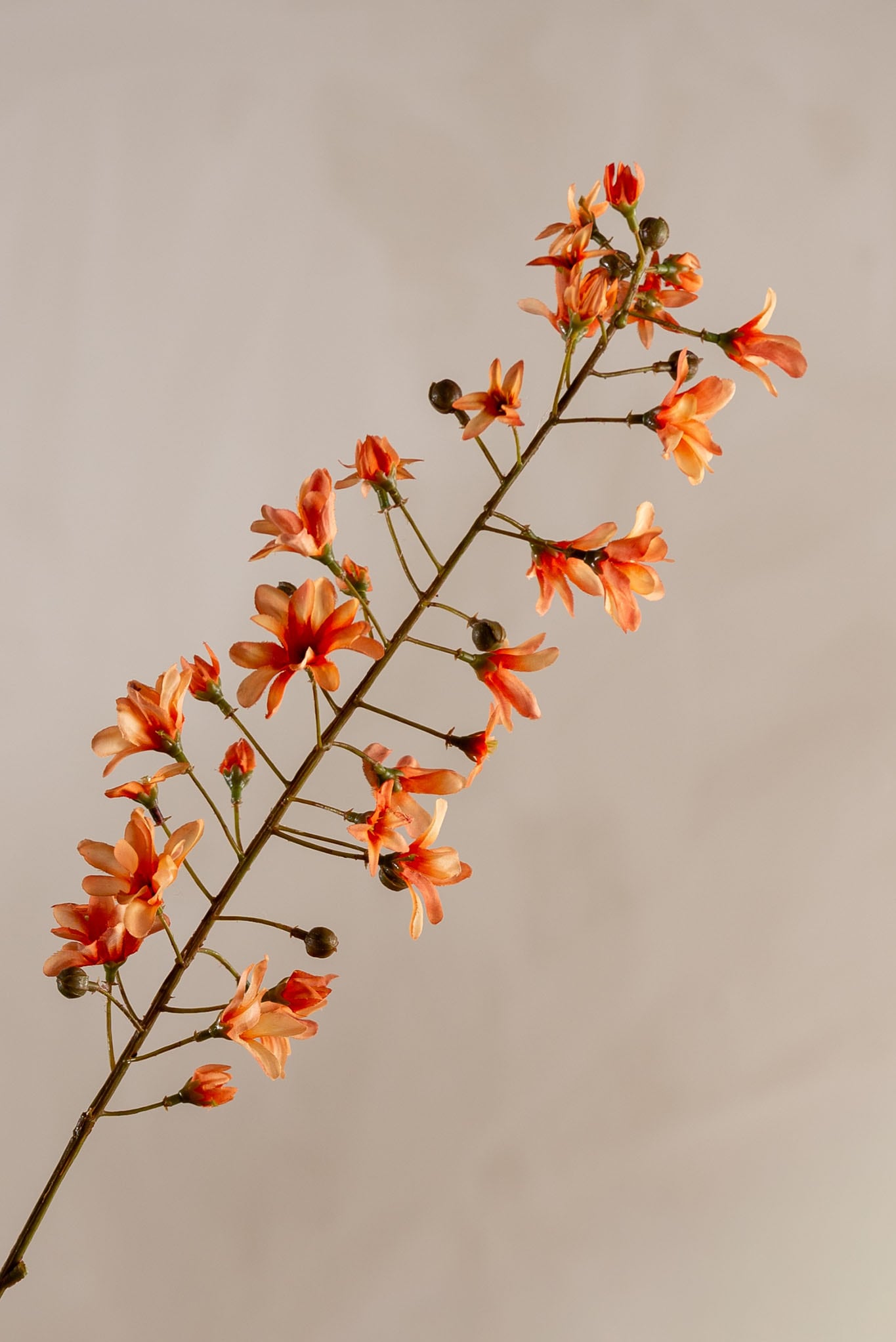 Konstgjord orange Blomkvist 110cm