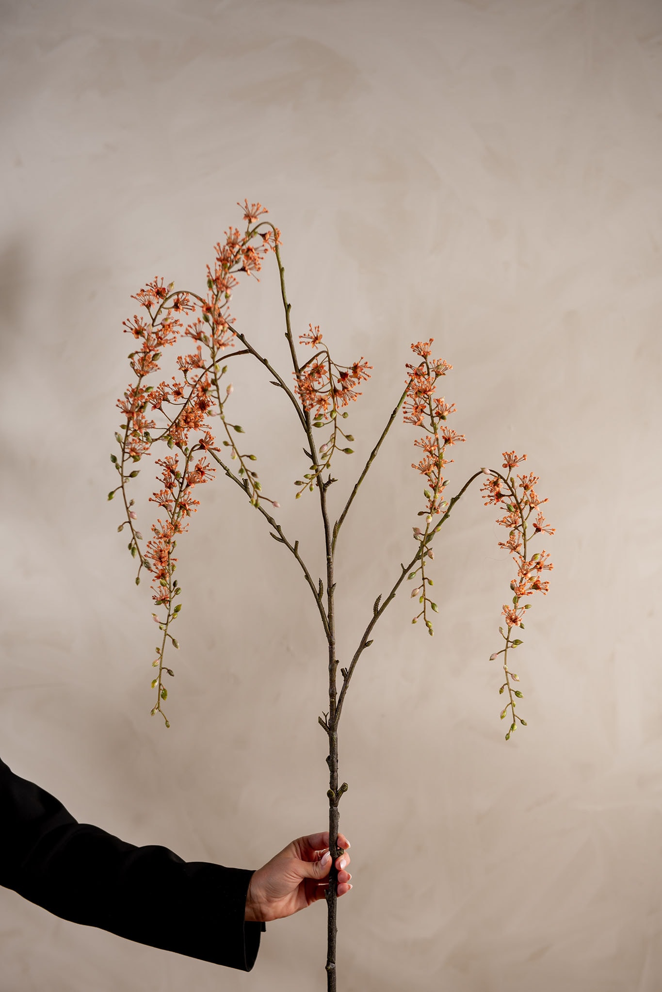 Konstgjord orange Blomkvist 164cm