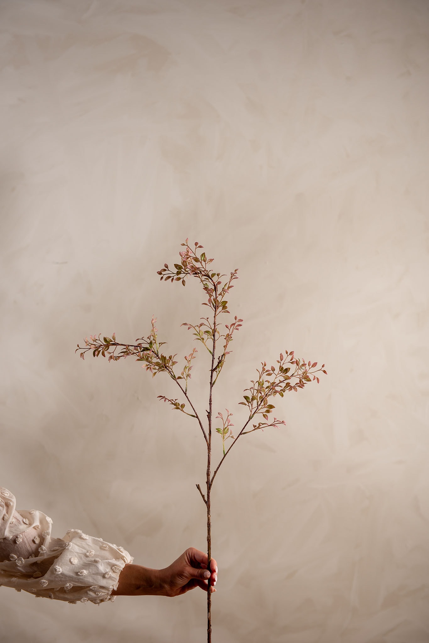 Konstgjord persika Ruscus 100cm