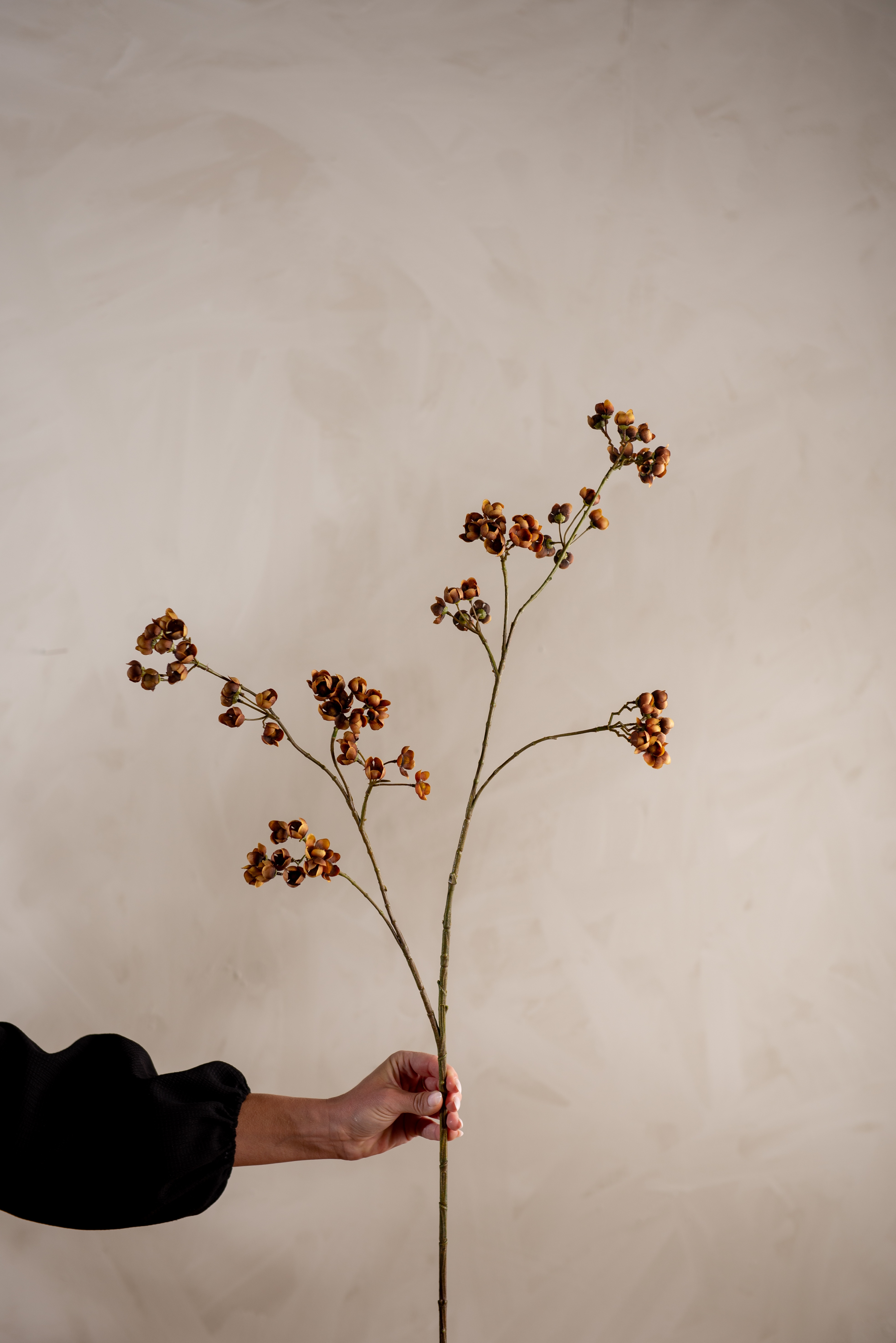 Konstgjord brun Persikoblom 95cm